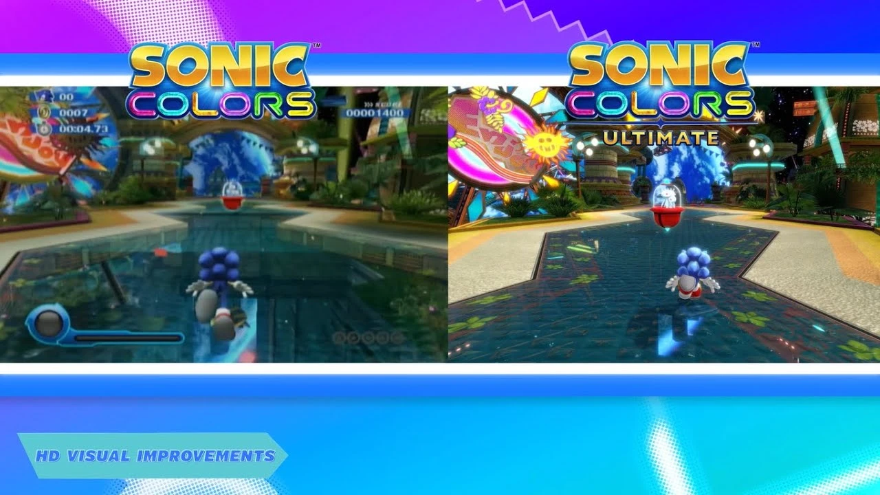 Обзорный трейлер HD-обновлений Sonic Colors: Ultimate