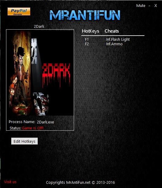 2Dark:Трейнер/Trainer (+2) [15.04.2017 - 27.05.2017] {MrAntiFun}