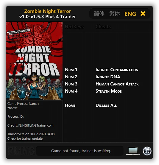 Zombie Night Terror: Трейнер/Trainer (+4) [1.0 - 1.5.3] {FLiNG}