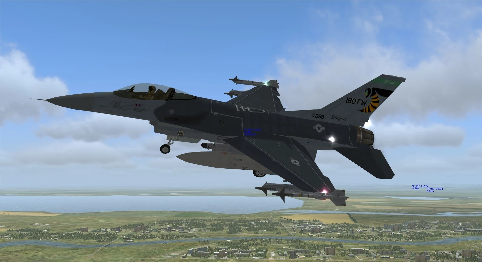 DCS World "F-16C Block 52: 7 скинов"