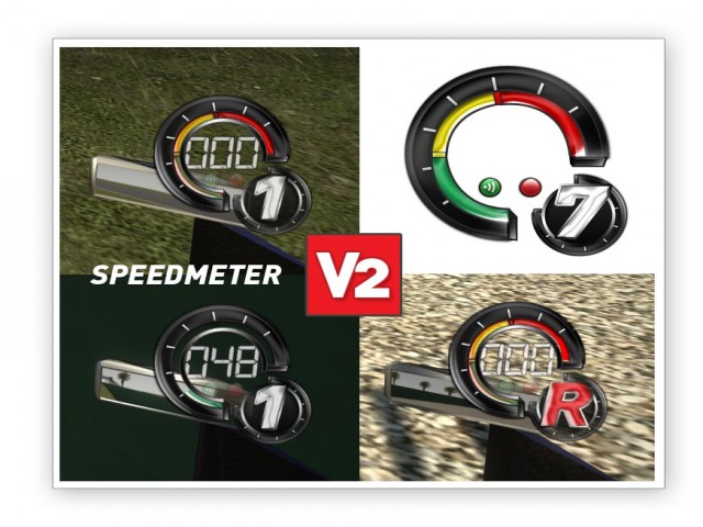 F1 2010 "SpeedMeter HUD II"