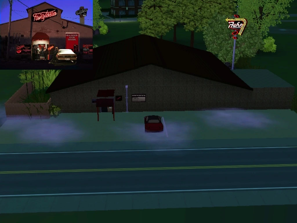 Sims 3 "Клуб Fangtasia (True Blood)"