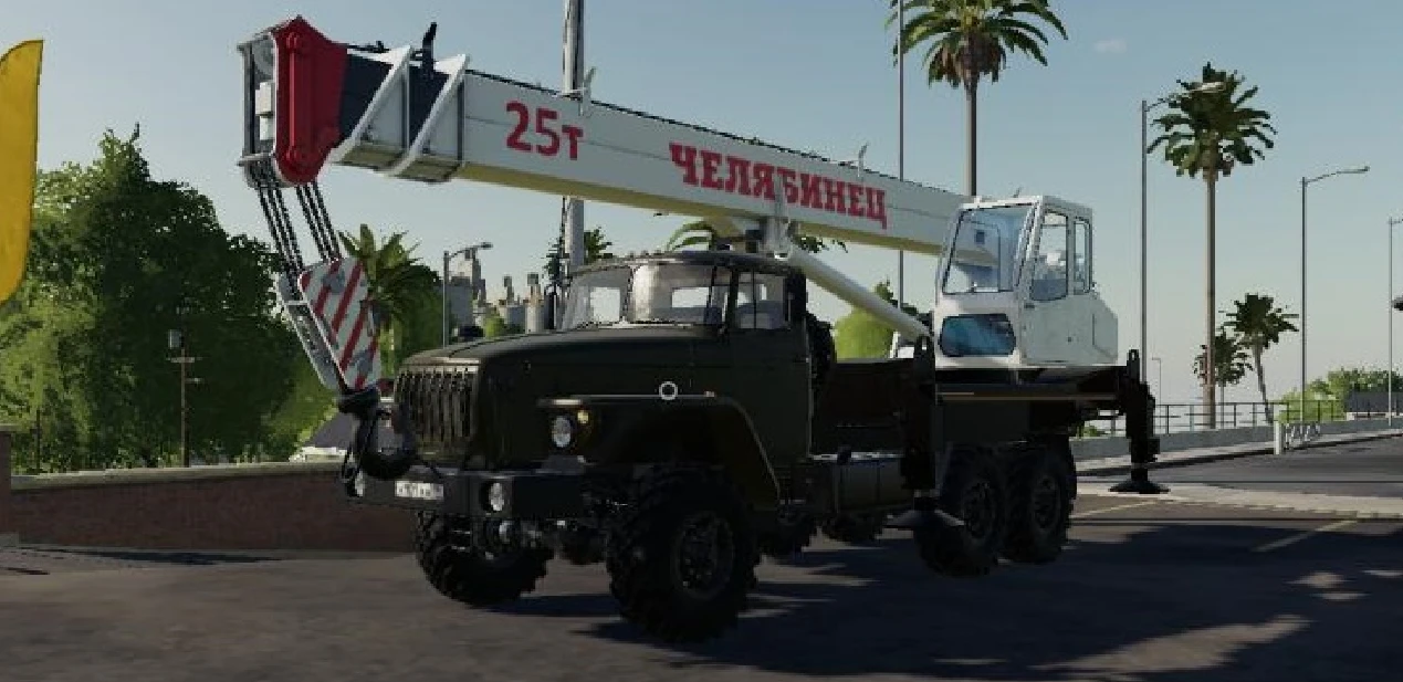 Farming Simulator 19 "URAL 44202 Crane v 1.0"