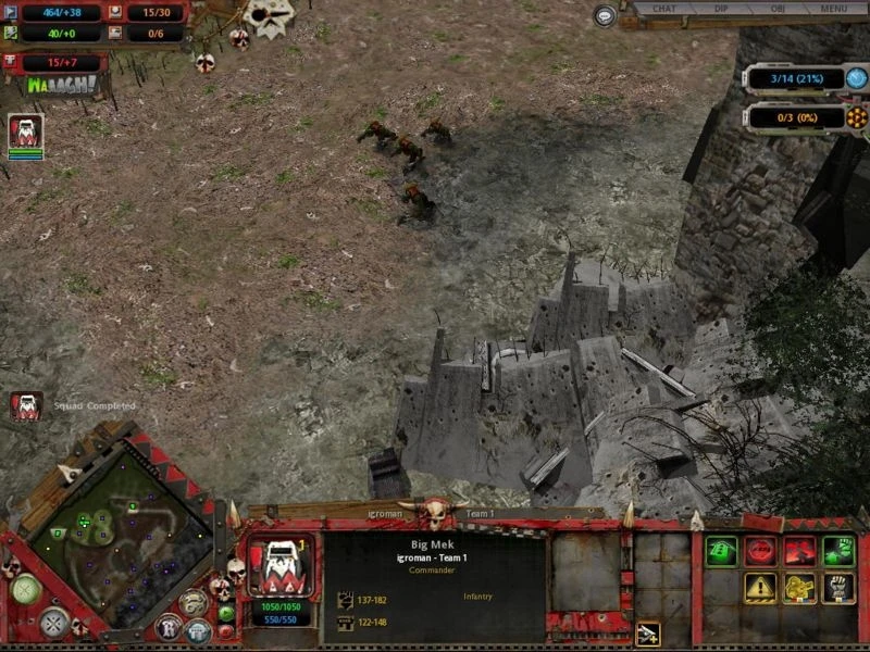 Warhammer 40,000: Dawn Of War - Dark Crusade "Карта - Omaha"