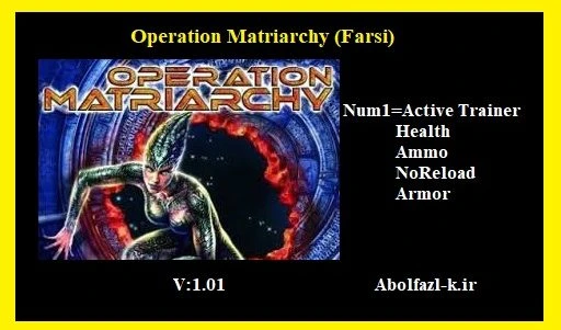 Operation: Matriarchy / Велиан: Трейнер/Trainer (+4) [1.01] {Abolfazl.k}