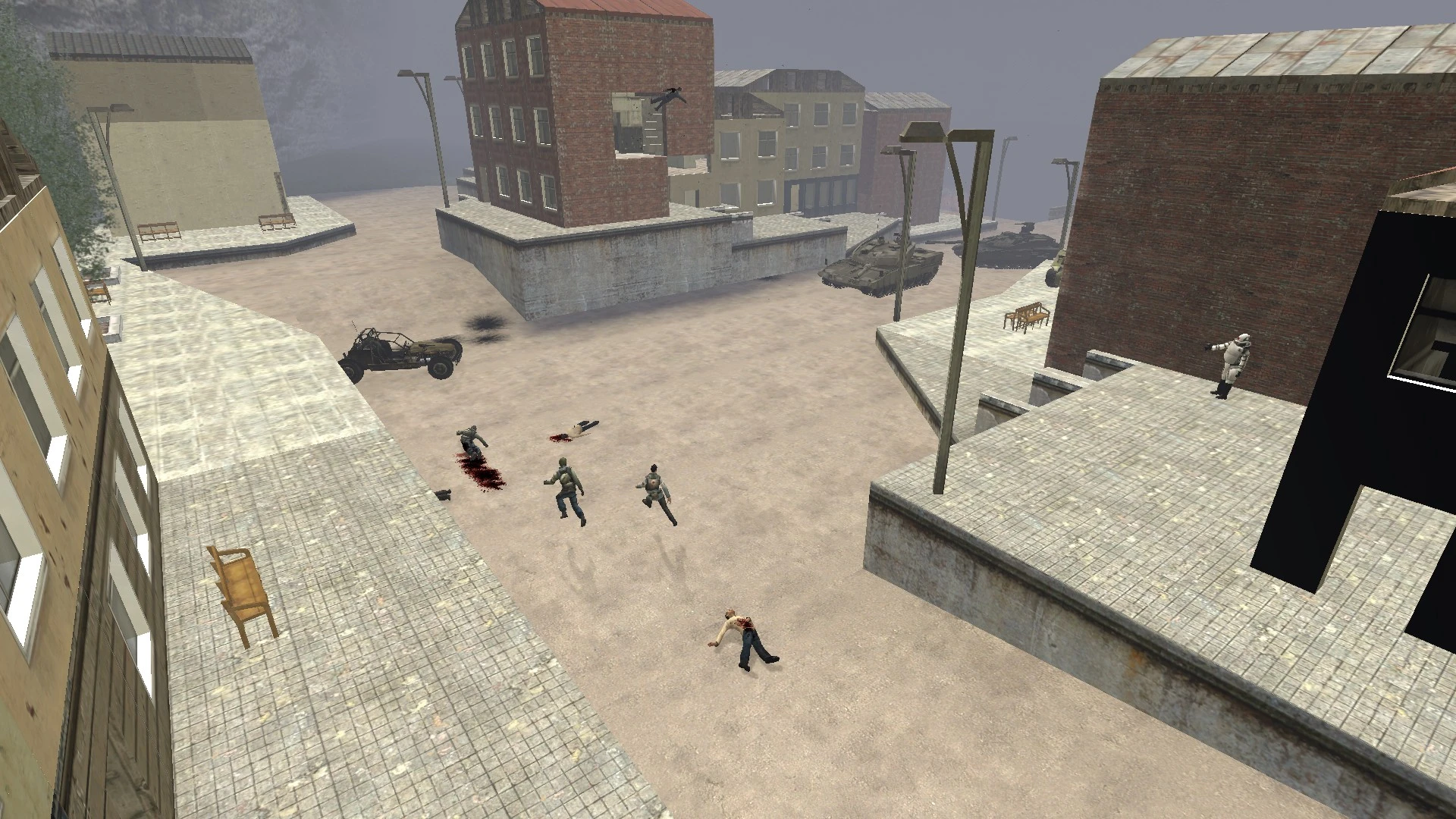 Garry's Mod "Полностью Разрушаемая Карта Великой Отечественной Войны"