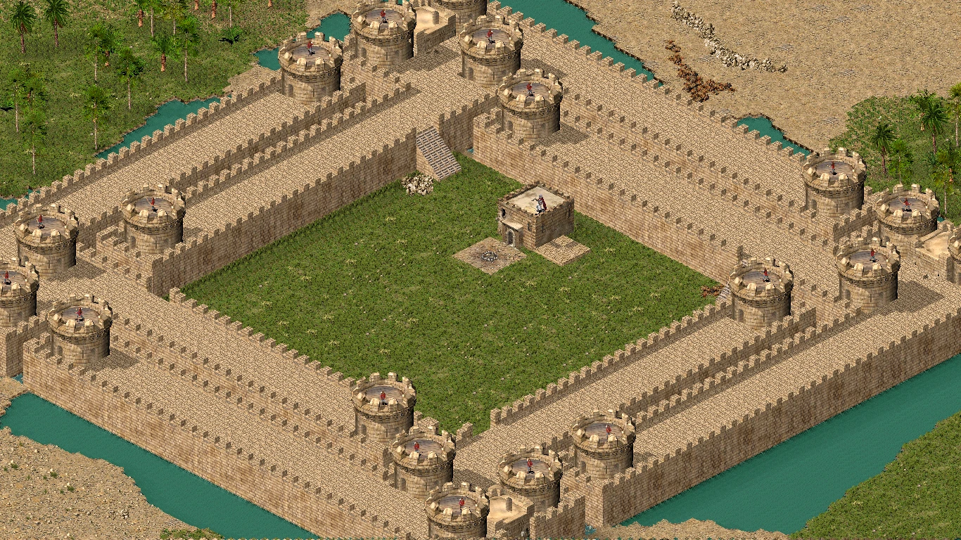 Stronghold Crusader "Карта Super Castle"