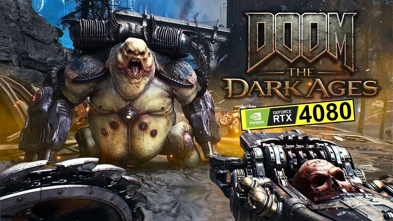 DOOM: The Dark Ages на RTX 4080 c ультра-настройками и тест производительности
