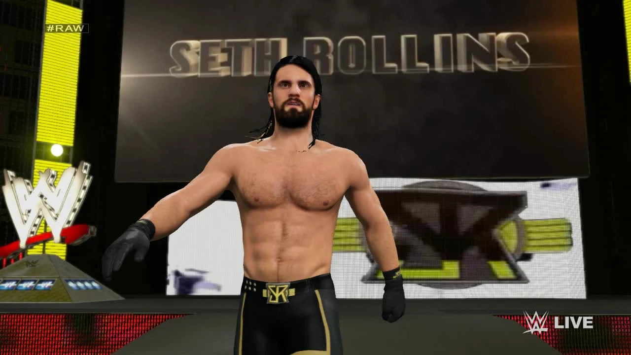 WWE 2K15 "Выходы бойцов John Cena And Seth Rolins
