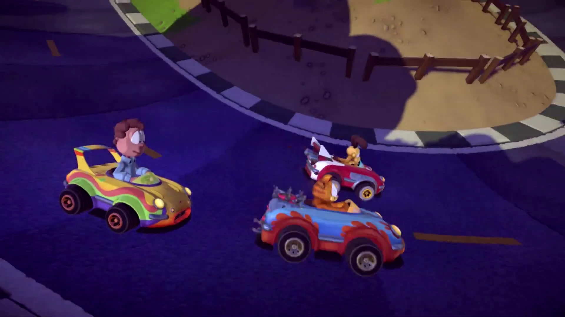 Любитель лазаньи опоздал на старт: Релизный трейлер Garfield Kart: Furious Racing