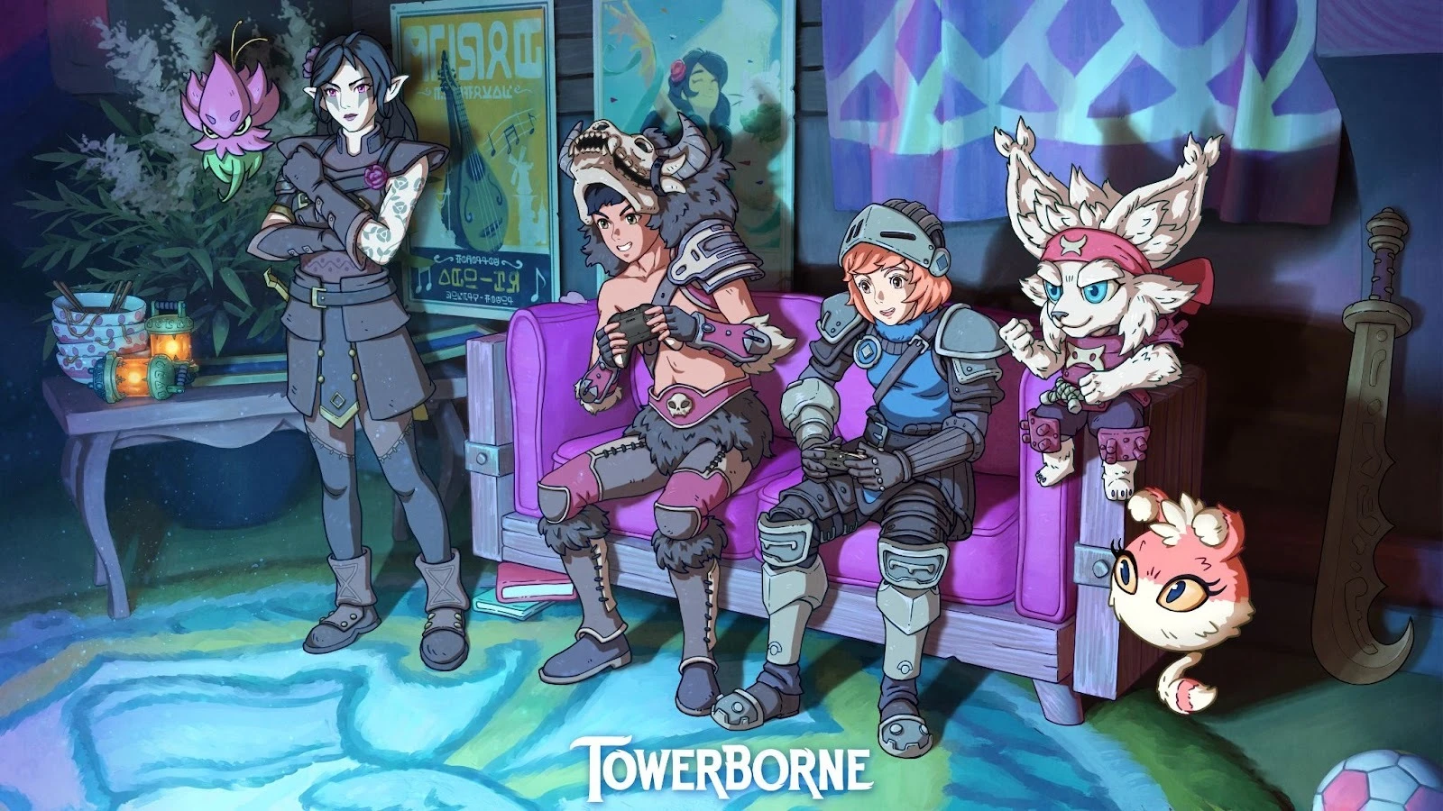 Towerborne от авторов The Banner Saga временно стал бесплатным и получил масштабное обновление