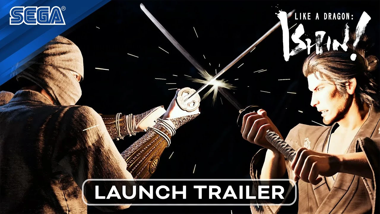 Релизный трейлер Like a Dragon: Ishin!