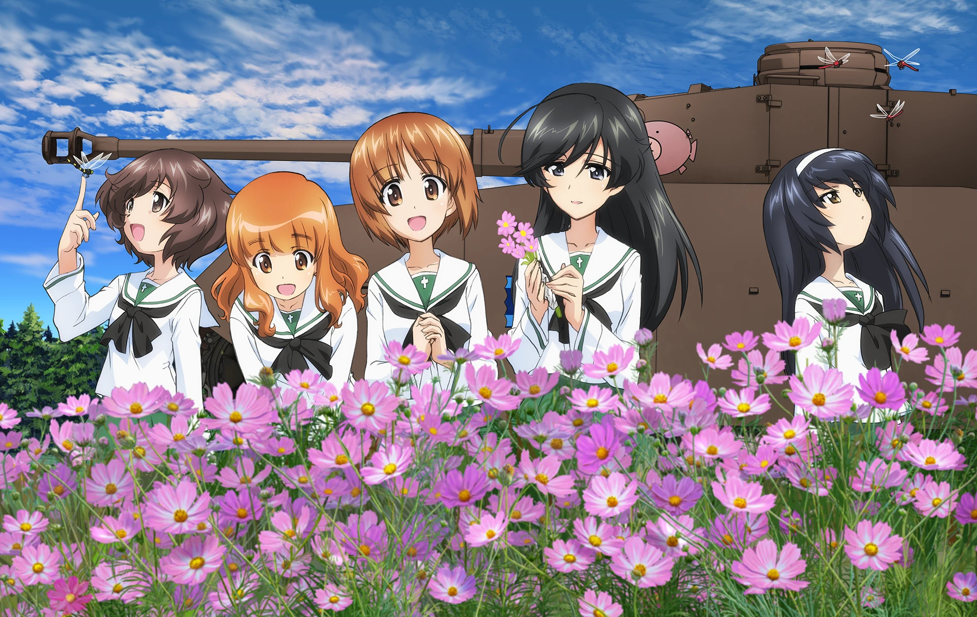 Нашествие Girls und Panzer в World of Tanks PC!