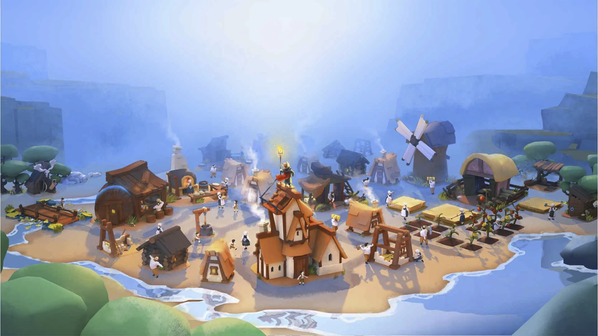 Градостроительная игра Outlanders вышла сегодня в Steam