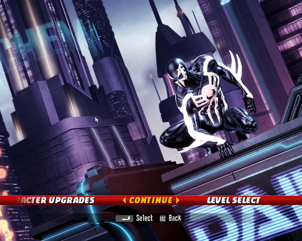 Spider-Man: Shattered Dimensions "Spiderman 2099 Black Suit"