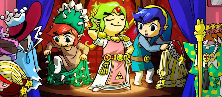 Релизный трейлер и свежая информация о The Legend of Zelda: Tri Force Heroes