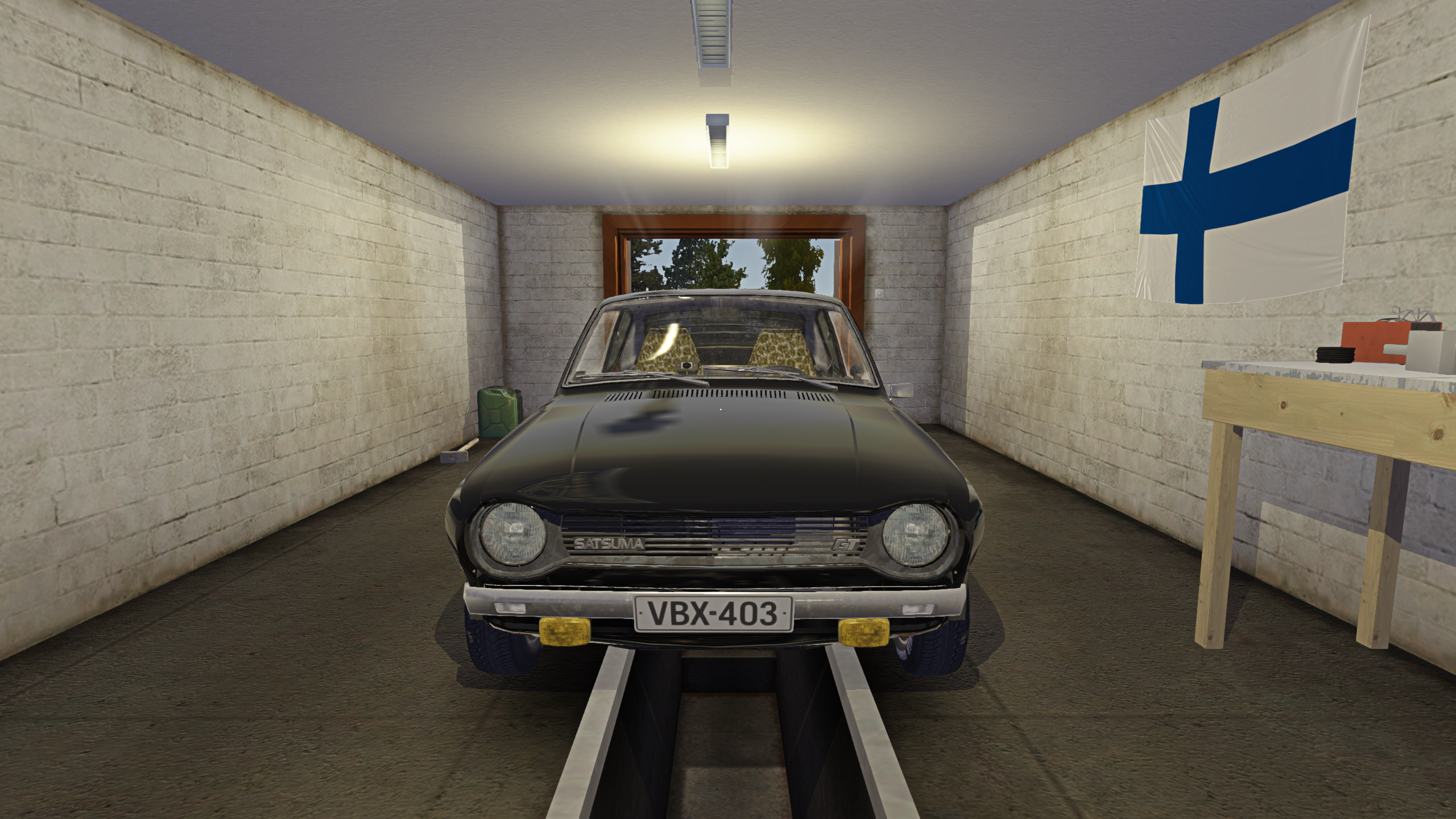 My Summer Car "Сохранение - Гоночная сатсума, чемодан денег, дом свина, получены номера"