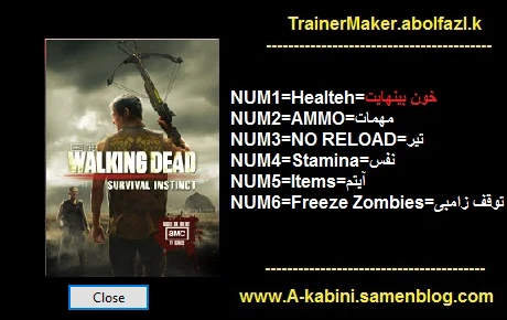 The Walking Dead: Survival Instincts: Трейнер/Trainer (+6) [1.0] {Abolfazl-k}
