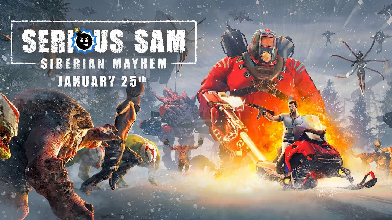В сети показали первые 10 минут геймплея Serious Sam: Siberian Mayhem
