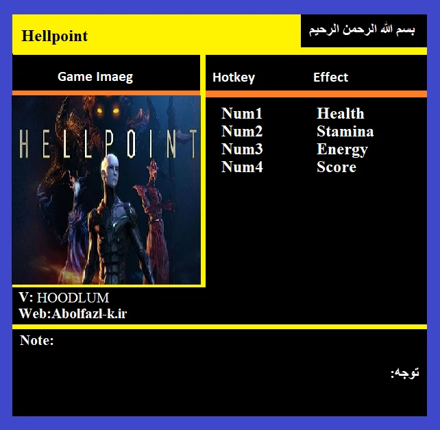 Hellpoint: Трейнер/Trainer (+4) [1.0: HOODLUM] {Abolfazl.k}