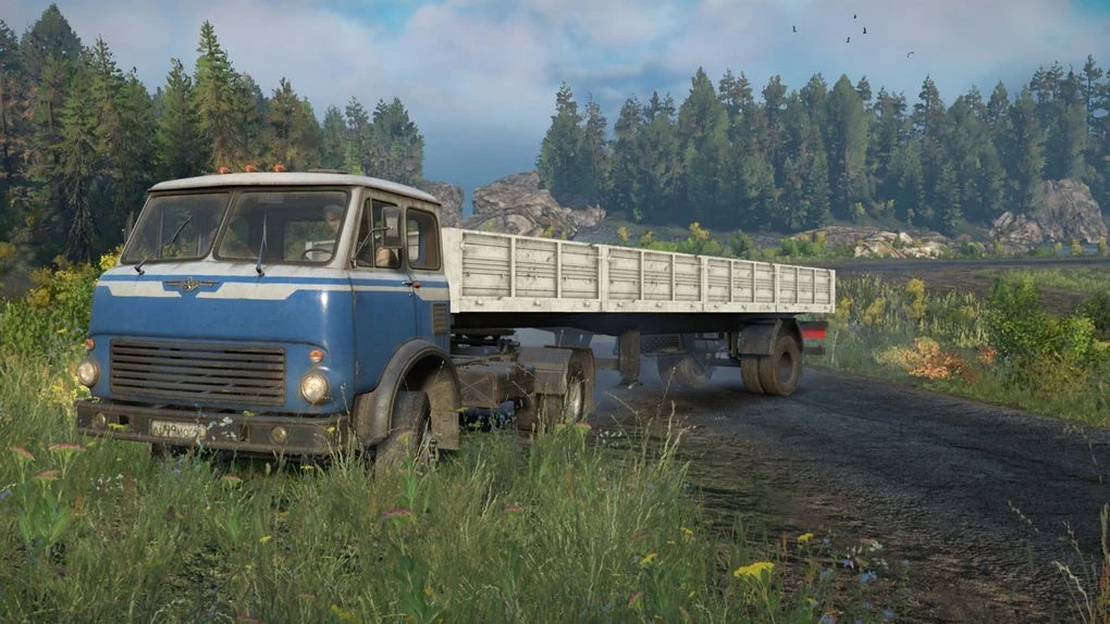 SnowRunner "Грузовик Semitrailer 93802 v1.0.1 (v15.0)"