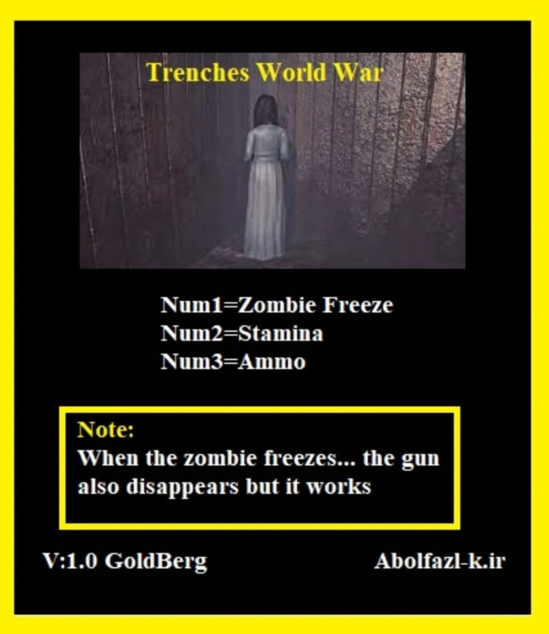 Trenches World War "Трейнер +3" [1.0] {Abolfazl.k}