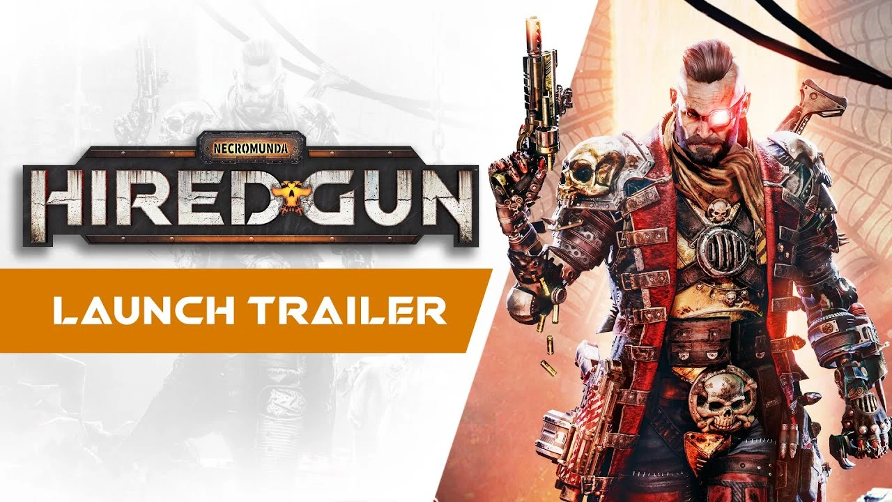 Релизный трейлер к выходу Necromunda: Hired Gun