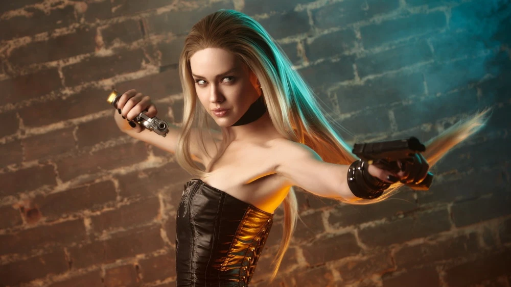 Косплей Триш из Devil May Cry 5