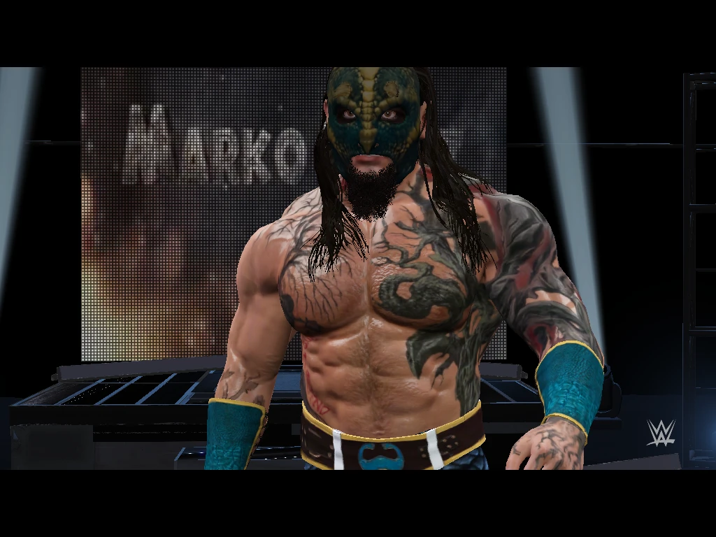 WWE 2K16 " AEW Luchasaurus (Лицевая анимация) порт мода для 2k19"