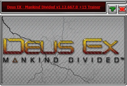 Deus Ex: Mankind Divided: Трейнер/Trainer (+15) [1.12.667.0] {iNvIcTUs oRCuS / HoG}