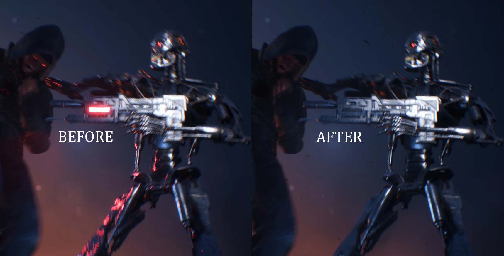 Terminator: Resistance "Удаление свечение на M-27"