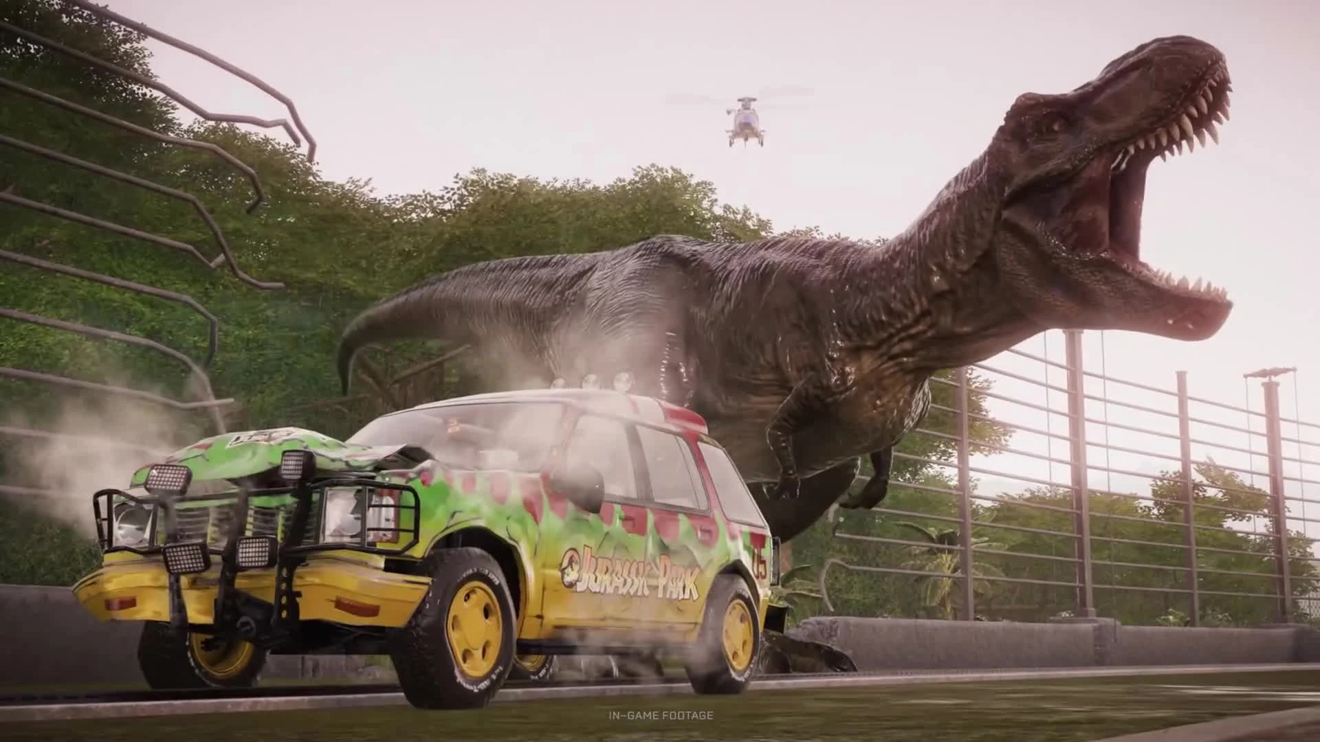 Релизный трейлер дополнения Return to Jurassic Park для Jurassic World Evolution