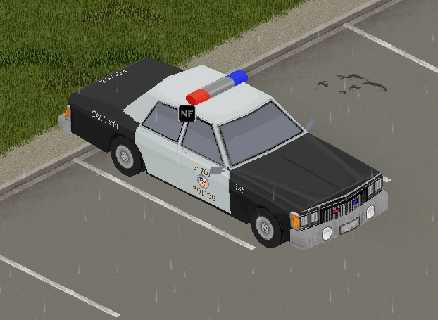 Project Zomboid "LAPD Police Car Version 2"