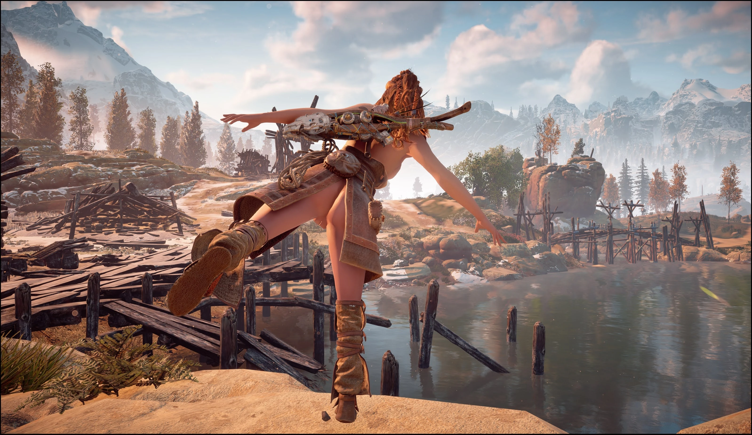 Horizon Zero Dawn "Эротическая одежда 2 - Oseram Sparkworker"