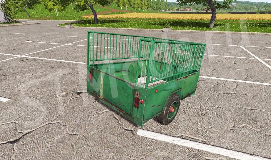 Farming Simulator 17 "Прицеп для перевозки скота"