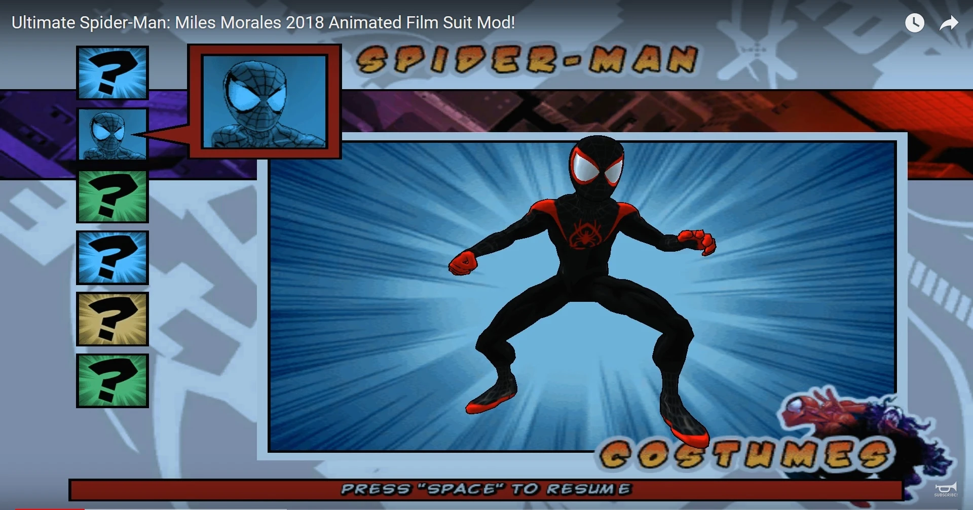 Ultimate Spider-Man "Miles Morales 2018 Animated by Spidey Bugle"