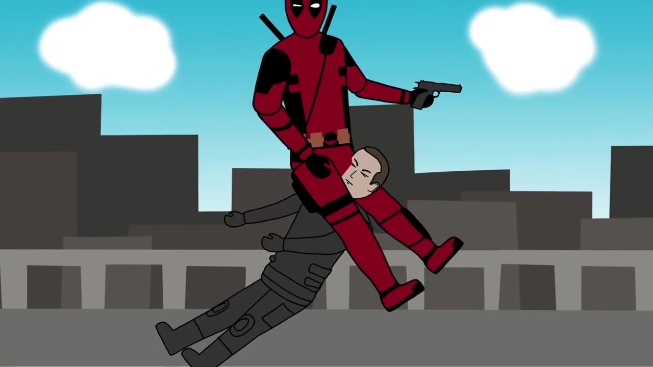 Весь Дэдпул за 3 минуты (Deadpool анимация)