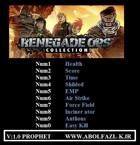 Renegade Ops: Collection: Трейнер/Trainer (+10) [1.0] {Abolfazl.k}