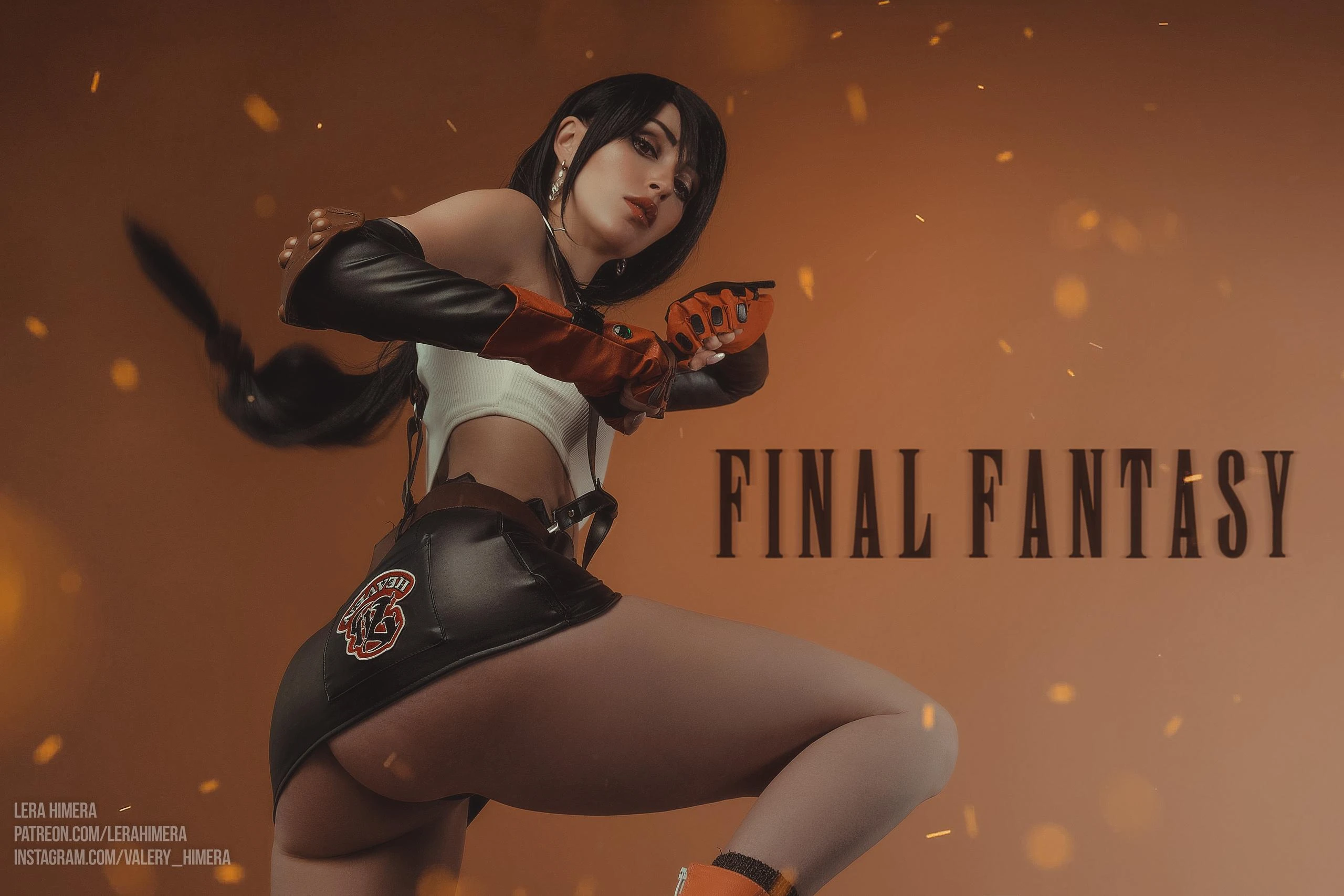Косплей Тифы из Final Fantasy VII