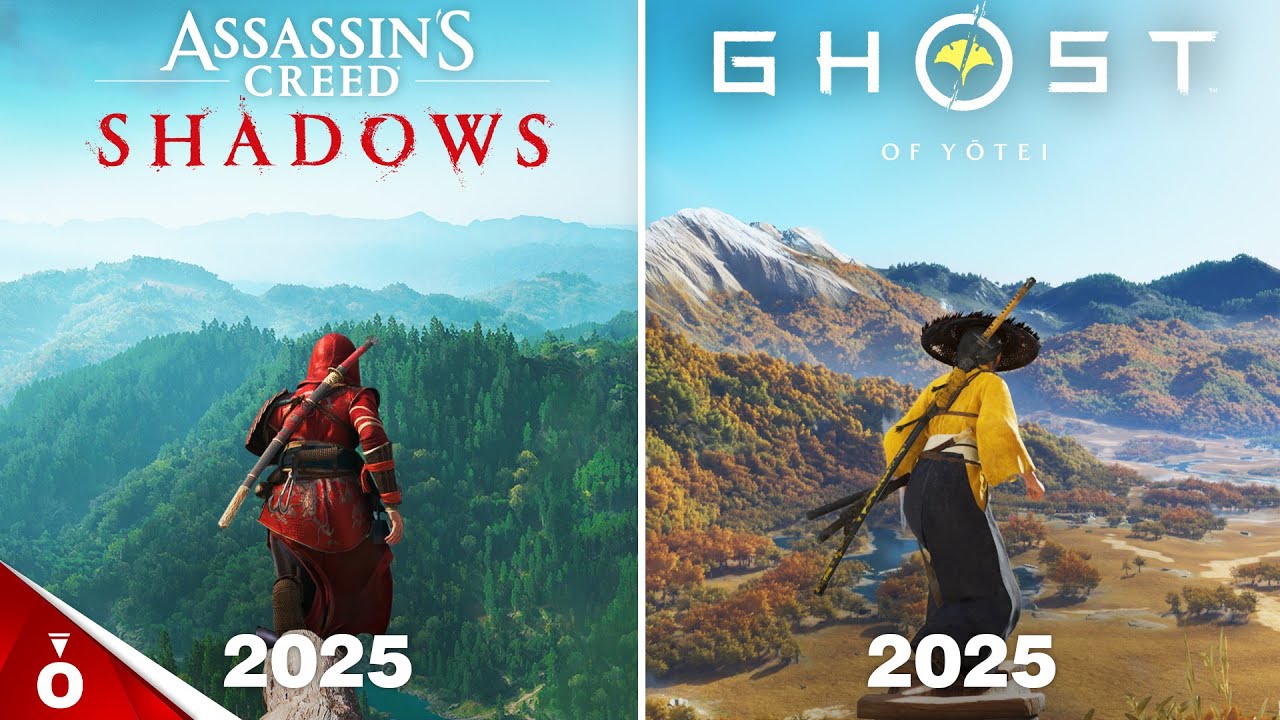 Битва реализма и деталей: сравнение Ghost of Yotei с Assassin's Creed Shadows