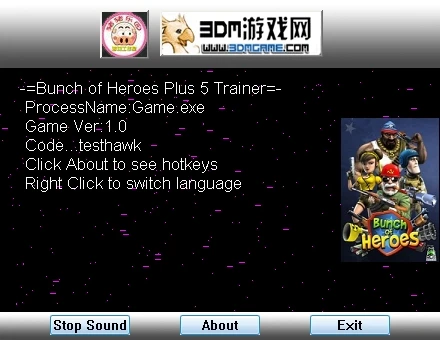 Bunch of Heroes: Трейнер (+5) [1.0] {testhawk}