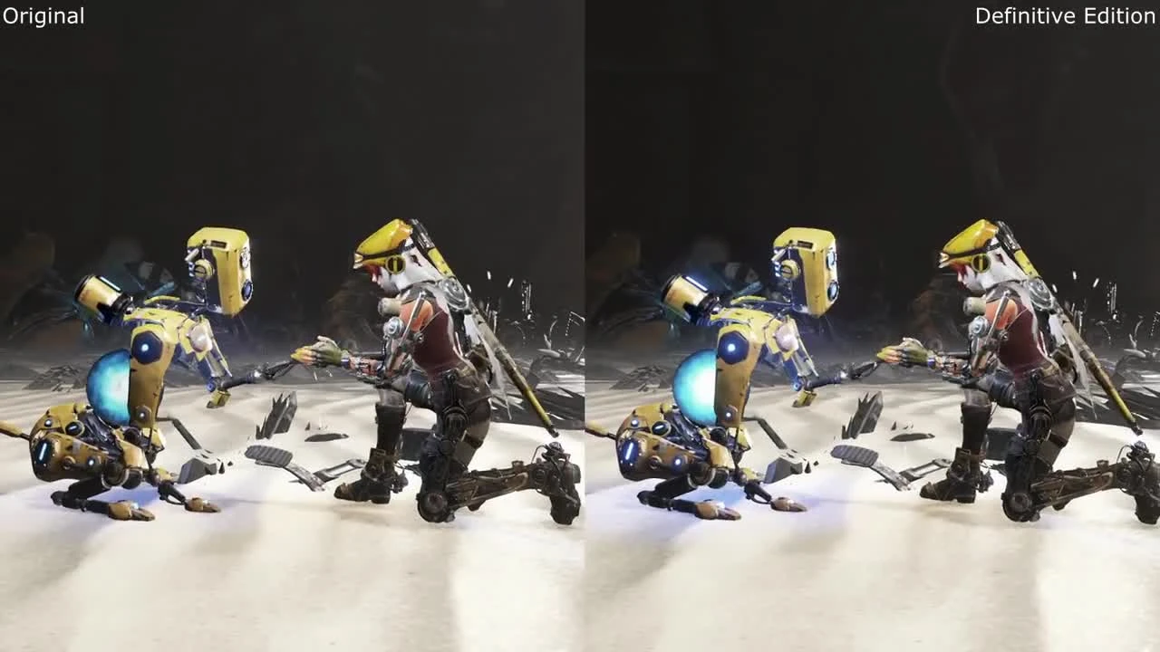 ReCore: Original vs Definitive Edition Xbox One S Сравнение графики