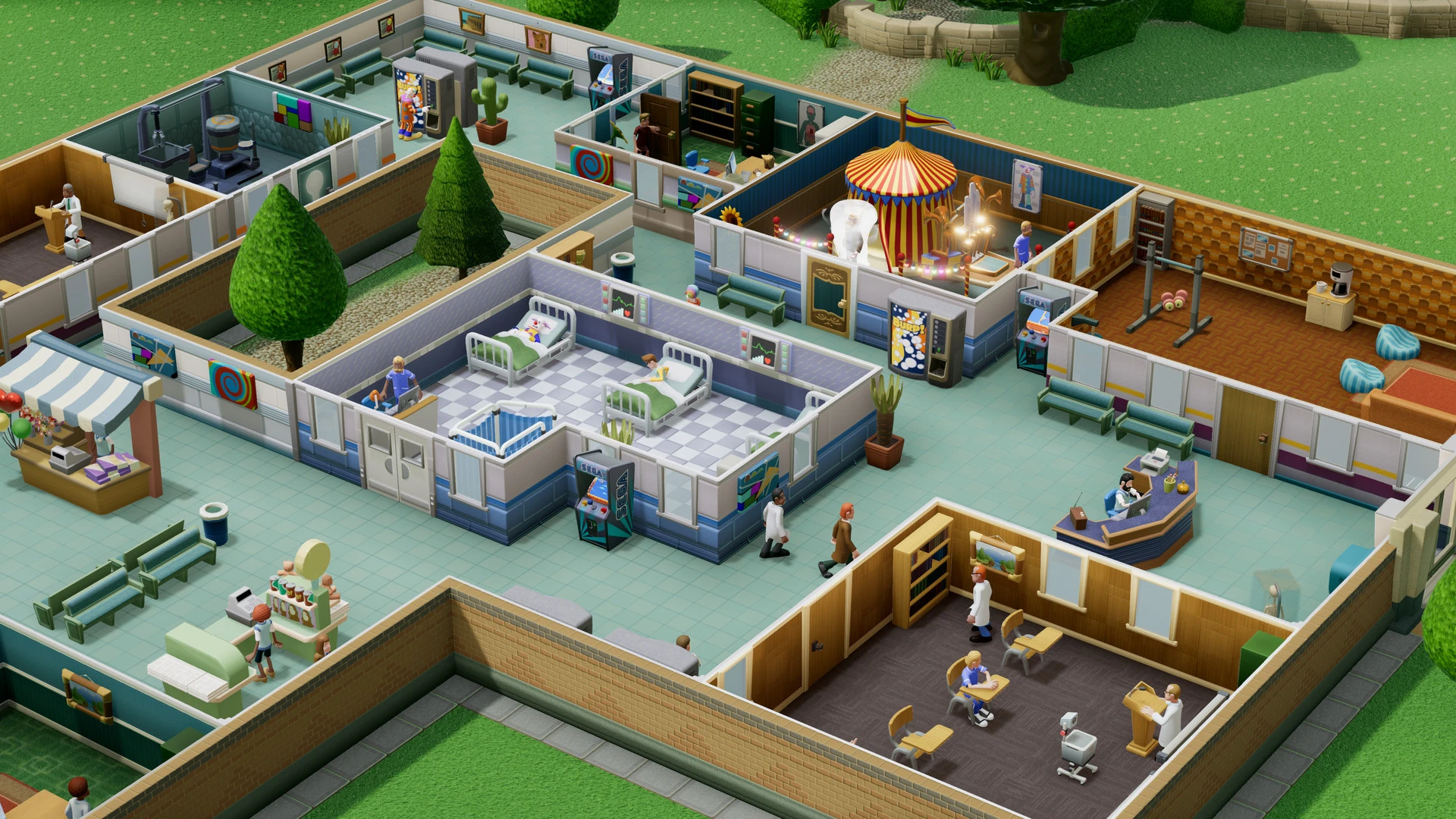 Первый мод для Two Point Hospital позволяет копировать целые помещения и кабинеты