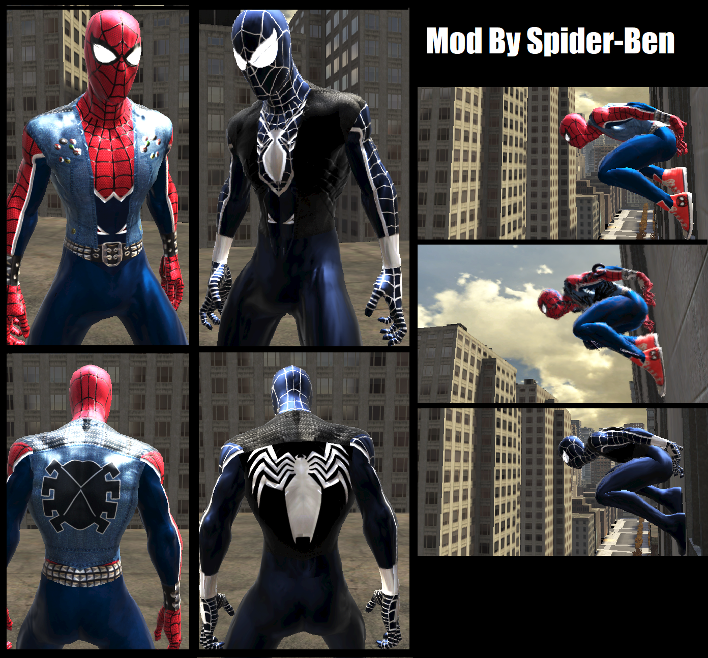 Spider-Man Web Of Shadows ''Костюм Панка-паука PS4"