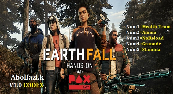 Earthfall: Трейнер/Trainer (+5) [1.0] {Abolfazl.k}