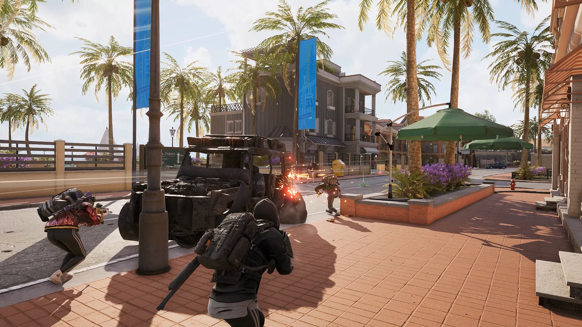 Игровой процесс шутера в стиле королевской битвы Super People