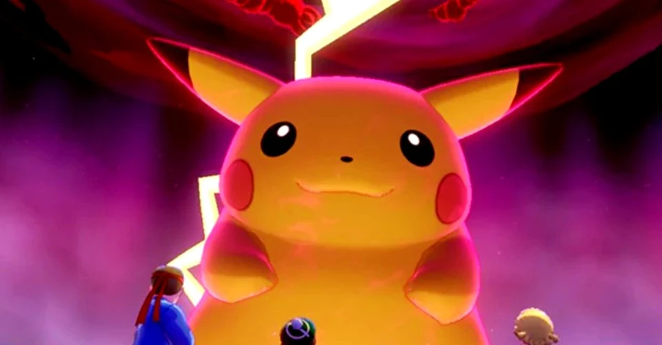 Огромный Пикачу появился в Pokemon Sword & Shield в виде рейд-босса