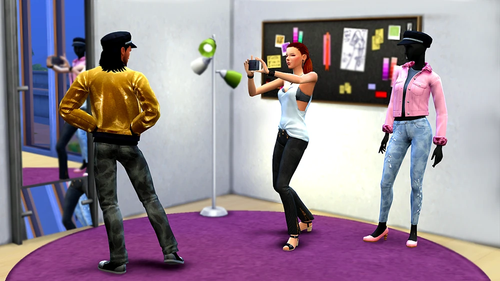 The Sims 4 "Открытые карьеры фотограф и стилист"
