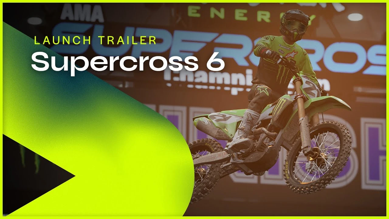 Релизный трейлер спортивного симулятора суперкросса Monster Energy Supercross 6