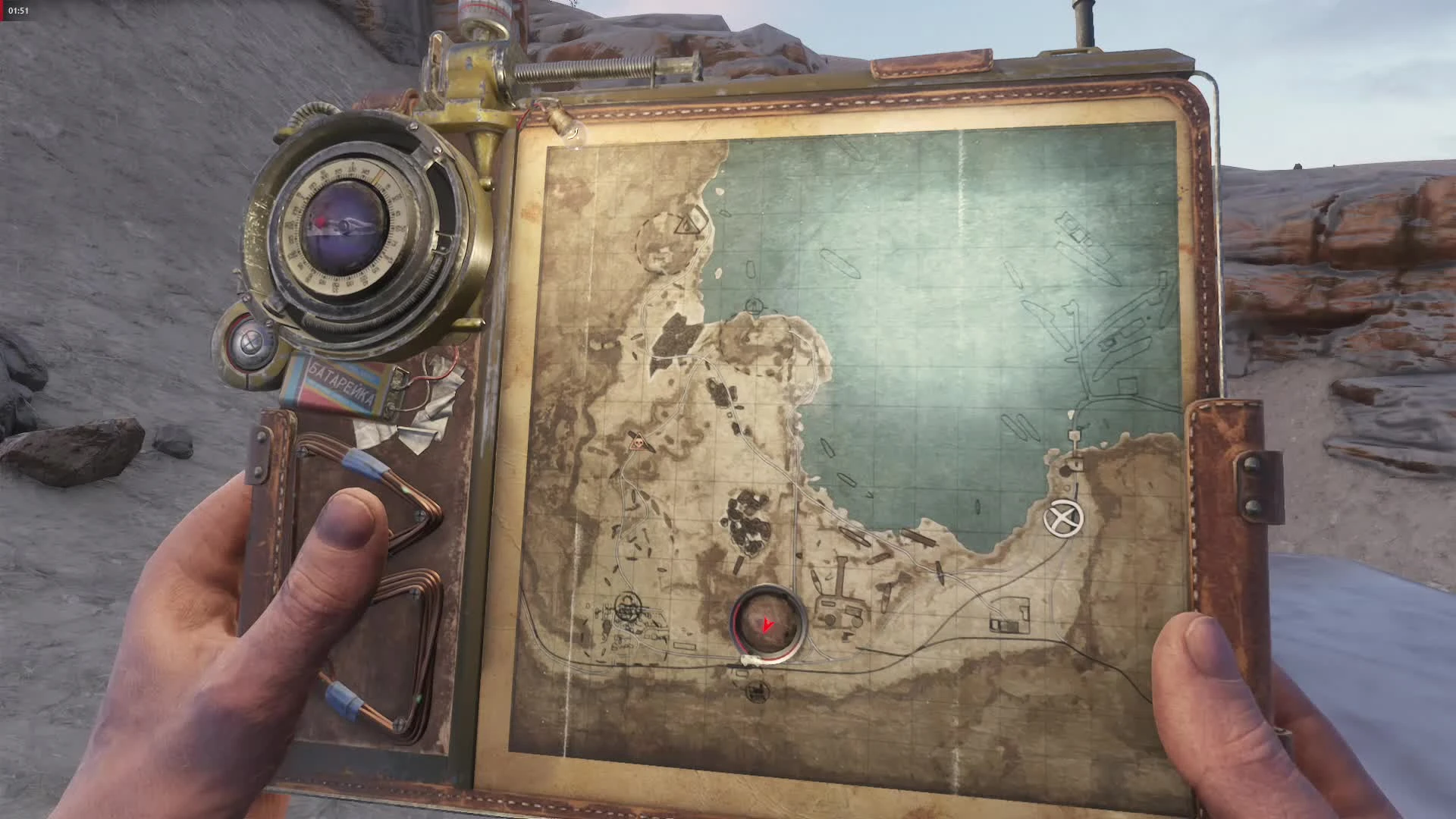 Metro Exodus - Пасхалка/секрет НЛО, летающая тарелка на Каспии